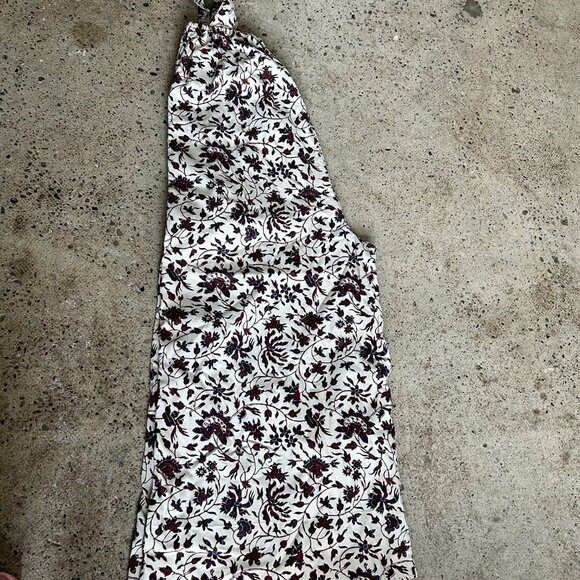 Ulla Johnson Floral Jumpsuit in Burgundy and White - Picture 8 of 13